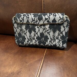 Ann Taylor Black Lace Women's Clutch